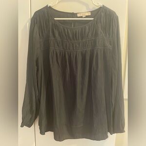 LOFT Gray blouse XXL